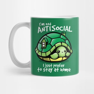 Antisocial turtle Mug